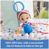 Ms. Rachel Official Sensory Take-Along Toy, Baby Swing & Baby Stroller Teething Toys with Rattle & Clip, Toddler Toys for Girls & Boys for Ages 0-1+