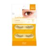 DUP Lashever Long Series False Eyelashes, Natural Looking, Japanese Natural Looking Fake Eyelashes A Day Long Lasting Wear, Lightweight & Comfortable, 2 Pairs, Long 202 Brown Mix