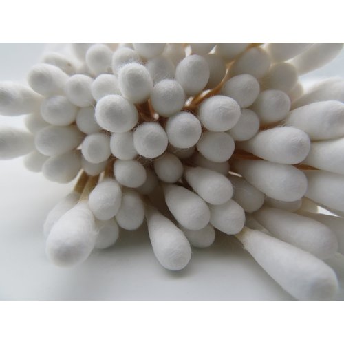 Cleanmo 100 Count 6" Cotton Swabs with wodden handle.Gun cleaning swabs. It also can be used to do model making, firearm cleaning, jewelry,arts & crafts Versatile tool cleaning
