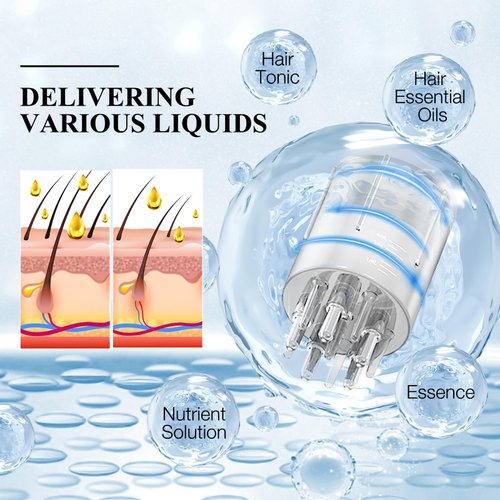 Comblor Scalp Applicator Comb, Hair Oil Applicator Brush,Scalp Massager for Hair Growth, Scalp Applicator Essential Oil Serum Liquid Guiding Comb, Hair Root Treatment Comb Bottle for Men Women (White)