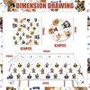 41pcs dog Party Supplies ,include 20 Plates, 20 Napkin and 1pcs Tablecloth,Used for Pet Dog Birthday Party Decoration (White dog HHH)