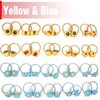 WillingTee 120pcs (60 pairs) Mix Colors GElastic Hair Ties Soft Rubber Bands Hair Bands Holders Pigtails Accessories for Girls Infants Toddlers Kids Teens and Children