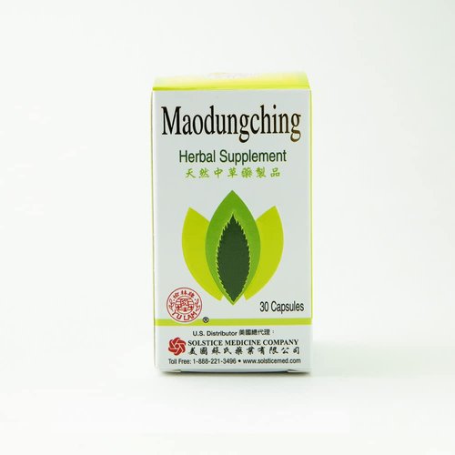 Maodungching Herbal Supplement (Pubescent Holly Root) (Supports Immune, Cardiovascular, Blood Circulation) (30 Capsules per Bottle) (3 Bottles) (Solstice)
