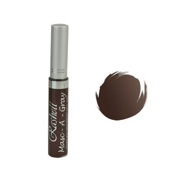 (3 Pack) RASHELL Masc-A-Gray Hair Color Mascara - Copper Chestnut by Rashell