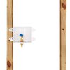 Eastman 1/2 Inch PEX Connection x 1/4 Inch OD Compression Ice Maker Outlet Box, Quarter Turn Ball Valve, Pre-Assembled, 60233
