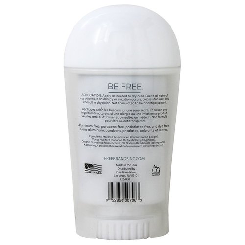 Freedom Deodorant | 100% Natural Deodorant for Women for Sensitive Skin, Made Aluminum Free with Baking Soda and Essential Oils, Lightening and Brightening | Unscented, Eco Paper
