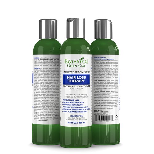 Botanical Green Care Thickening & Volumizing CONDITIONER, Hair loss Conditioner, Thickening Conditioner for Thinning Hair, Hair Growth Conditioner, Hair Strengthening, Hair Loss Products.Color Safe