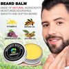 Beard Straightener w/Beard Balm & Beard Growth Oil & Beard Guide E-Book,Upgraded 3 in 1 Hair Straightener Brush Beard Straightening Comb,Unique Stocking Stuffers Gifts for Men Women Him