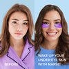 MAREE Eye Gels - Under Eye Patches for Puffy Eyes and Dark Circles with Natural Marine Collagen & Hyaluronic Acid - Anti-Aging Eye Masks for Face to Soothe Puffiness, Undereye Patches for Wrinkles