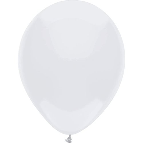 White 12" Latex Balloons 72ct