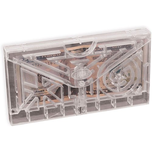 BILZ Money Puzzle E-Lope - Brain Teasing Maze for Cash or Tickets - Fun Way to Give Gifts - Perfect for Christmas and Holiday Presents - Reusable Puzzle for Kids, Adults and All Ages