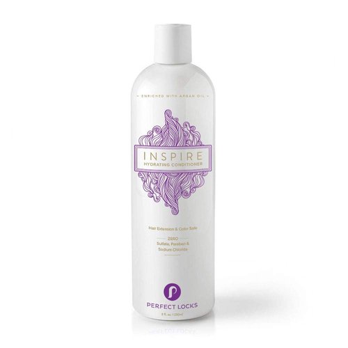 Hydrating Conditioner by Perfect Locks™ | Safe for Hair Extensions and Natural Hair | Sulfate-Free, Ammonia-Free, Paraben-Free | 8 Ounce Bottle