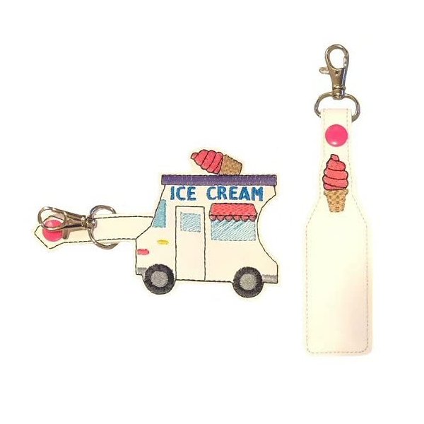 Ice Cream Truck Sanitizer Holder And/Or Lip Balm Holder
