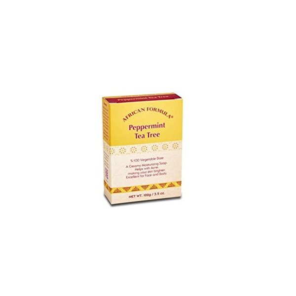 (VALUE PACK OF 3) AFRICAN FORMULA PEPPERMINT & TEA TREE SOAP 3.5oz