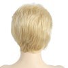 SYXLCYGG Short Blonde Wig Old Lady Wigs Short Wig Ladies Wavy Synthetic Older Womens Hair Wigs Fluffy 2.7 OZ Free Wig Cap