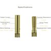 20 Pair Amass 4.0mm Thick Gold Bullet Connector Banana Plug Gold Plated for ESC Battery