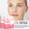 NIFEISHI Collagen Face Mask, Collagen Real Deep Mask, Deep Collagen Overnight Mask with Low Molecular Weight Collagen for Lifting, Firming, Moisturizing, Elasticity Improvement-34g x4ea