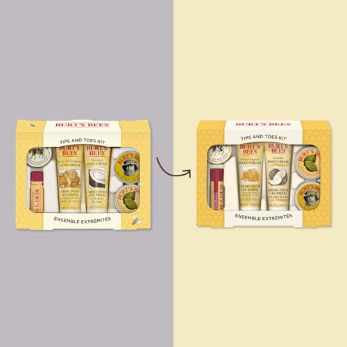 Burt's Bees Christmas Gifts, 6 Skincare Stocking Stuffers Products, Tips & Toes Set - Pomegranate Lip Balm, Almond Milk & Honey Hand Creams, Coconut Foot Cream, Lemon Butter Cuticle Cream & Hand Salve
