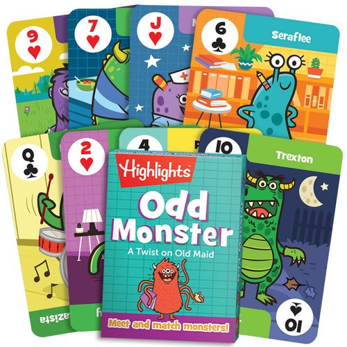 Highlights Classic Card Games for Kids Ages 4-12, Includes Twists on Go Fish, Old Maid, Rummy, Crazy Eights