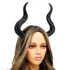 BEYOND MASQUERADE B Black Dragon Horns Maleficent Horns Headband Devil Animal Antler Women Halloween Costume Headdress Headpiece Maleficent Headband