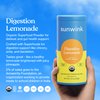 Sunwink Digestion Lemonade Superfood Powder | Lemonade Powder for Detox & Debloat | Organic Superfood Powder with Chicory Root, Amla, Dandelion | Supports Digestive & Gut Health | 4.2oz, 20 Servings