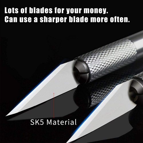 DIYSELF 300 PCS Exacto Knife Blades 11, High Carbon Steel Exacto Blades, Craft Knife Blades, 11 Exacto Knife Refill Blades with Storage Case for Scrapbooking, Stencil, Exacto Replacement Blades