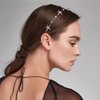 HINZIC 3pcs Rhinestone Starfish Headbands Handmade Pearl Seashell Mermaid Headbands Crystal Hair Hoops Bridal Headpiece Vine Tiara Beach Wedding Hair Accessories for Bride Women Girls Silver Gold