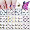 240 Beautiful Butterflies Nail Art Decals
