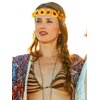 WILLBOND 8 Pieces Sunflower Crown Hair Wreath Daisy Flower Headbands Hippie Headbands Adjustable Floral Bridal Headpiece for Hippie Party Wedding Festivals Photo Props