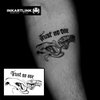 INKARTLINK Semi Permanent Tattoos, Temporary Tattoos, Adult Art Designs, Party Favors, Waterproof, Realistic, No Adhesive, No Reflective, Lasts 1-2 Weeks,Medium (Betrayal)