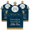 Big Dot of Happiness Twinkle Twinkle Little Star - Treat Box Party Favors - Baby Shower or Birthday Party Goodie Gable Boxes - Set of 12