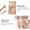 RZJZGZ Anti Snoring Nasal Strips Medium Better Breathe Anti Snoring Improve Sleeping Nasal Pads(55 * 16mm) (50Pack)