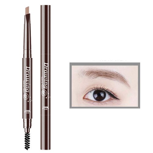 Eyebrow Pencil Longlasting Waterproof Durable Automaric Liner Eyebrow 5 Colors to Choose,Natural Eyebrows that Last For a Long Time (light brown)