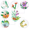 ChunBrommiSam Mini Bricks Bouquet Flower Building Set, Build A Flower Building Blocks Kit 632 Pcs for Adults Toy, Cute Botanical Collection Gift for Girls (Not Compatible with Lego Set