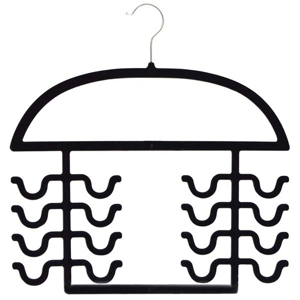 Dr. Organizer's '2 pc set Soft Touch/Velvety Closet Organizer Hangers for Tanks Tops, Bras, Dresses, Bathing Suits, Cami Tops, Belts Scarfs, USA Patented