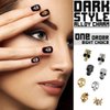 40 Pcs Punk Nail Art Skull Nail Charms 3D Spider Nail Studs w Rhinestones Metal Punk Vintage Alloy Skeleton Nail Sticker Jewelry Nail Design Glitters cool for Nails Makeup Cellphone Halloween Cosplay