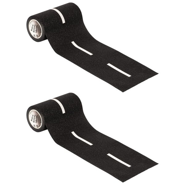 Magical Memories Collection Road Tape, Realistic Road Tape for Kids, Roads for Toy Cars, Car Toy Accessories, Traffic Vehicle Learning Resources, Kindergarten Learning Activities, Pack of 2
