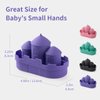 Bath Toys for Baby Silicone Bathtub Floating Toy for Toddler Kids Pool Bath Boats Toy, 4Pcs Castles Sets