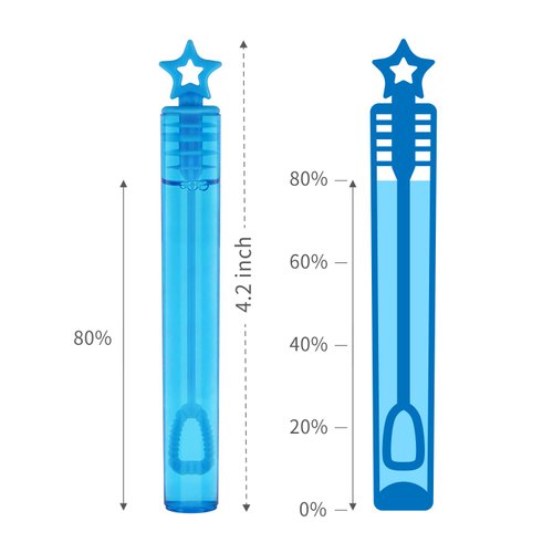 66 Pieces Mini Bubble Wands,Bubble Party Favors Assortment Toys for Kids,Themed Birthday, Halloween, Goodie Bags, Carnival Prizes, Wedding,Outdoor Gifts for Girls & Boys