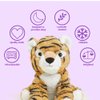 warmies Microwavable & Weighted Stuffed Animals, Tiger - Heated Stuffed Animal Plushie for Warmth & Comfort - Cute Soft Plush Toys for Adults & Children (Boys, Girls, Babies & Toddlers)