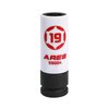ARES 59004-19mm 1/2-Inch Drive Non-Marring Impact Lug Nut Socket - Protective Sleeve Prevents Damage to Custom Rims & Lug Nuts - Color Coded & Laser Etched for Easy Identification