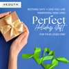 YEOUTH Skin Care Gift Set: Hyaluronic Acid Serum, Vitamin C Cleanser, Toner & Face Cream, Skin Care for Teen Girls & Boys, Teen Skincare Kit, 4-Piece Beauty Gifts