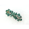 Faship Gorgeous Emerald Green Rhinestone Crystal Hair Barrette Clip
