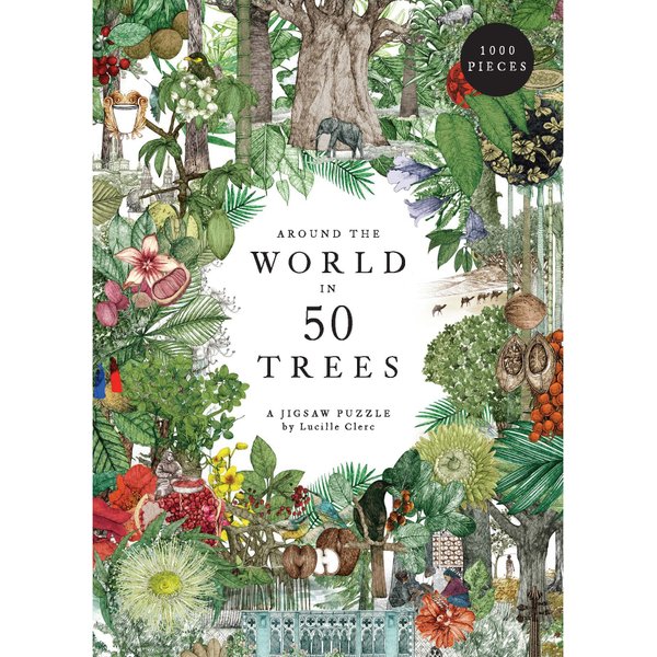 Laurence King Around The World in 50 Trees 1000 Piece Puzzle