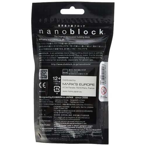 nanoblock - Instruments - Drum Set Blue (First Version), Collection Series Building Kit