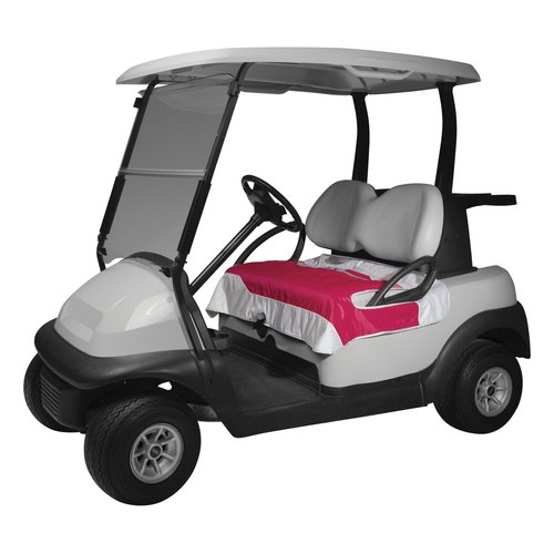 Classic Accessories Fairway Golf Cart Seat Blanket/Cover, Perfect Pink