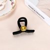 Sluxa Hair claw clips for women,Luxury velvet Black hair clips, Small hair clips claws, Newest style tools.8cm length. #3
