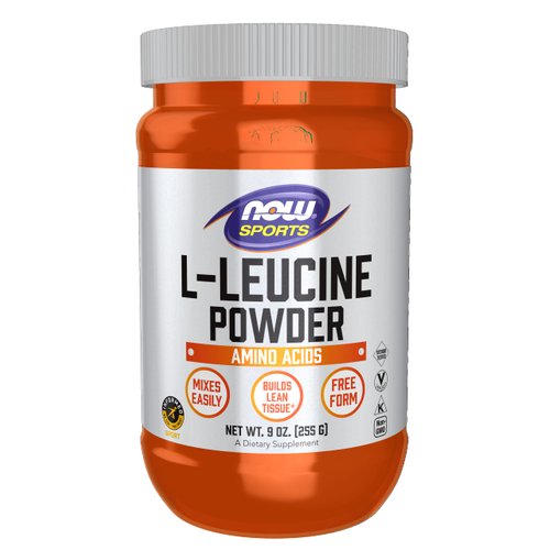 NOW Foods Sports Nutrition, L-Leucine Powder, Builds Lean Tissue*, Amino Acids, 9-Ounce