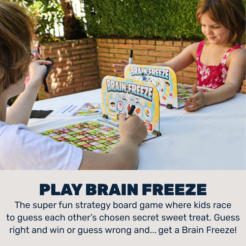 Mighty Fun! - Brain Freeze™ Board Game - Award-Winning Strategy Board Game with Secret Sweet Treats Using Memory, Logic and Deduction - Kids and Family Game - 2 Person or Teams - Ages 5+