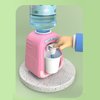 LUOZZY Mini Water Dispenser Toy for Kids Simulation Animal Water Machine Toy for Kids Water Dispenser Dollhouse Toy (Green)